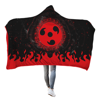 Naruto 3D Hooded Blanket Sharigan