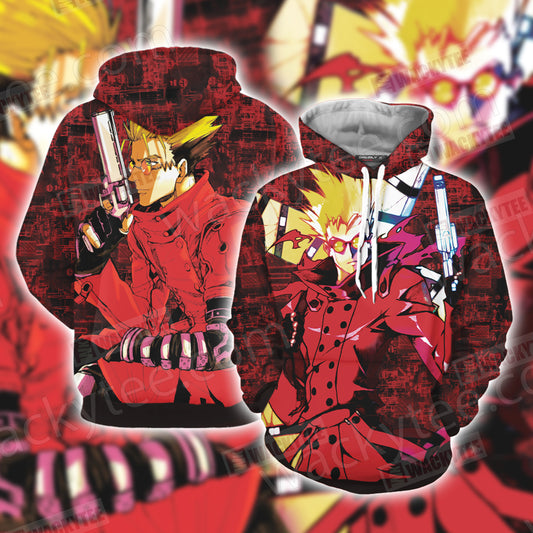 Trigun Vash The Stampede Unisex 3D Hoodie