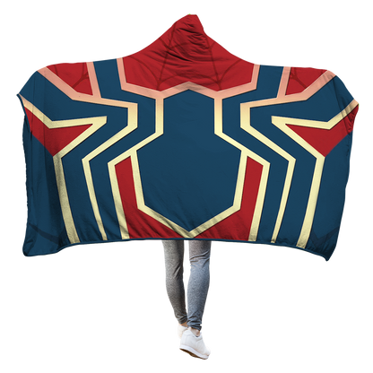 Spider-man 3D Hooded Blanket Iron Spider