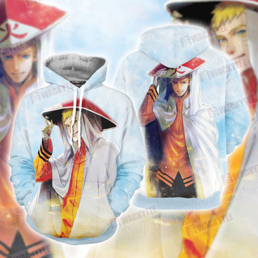 Naruto - Uzumaki Hokage Unisex 3D Hoodie