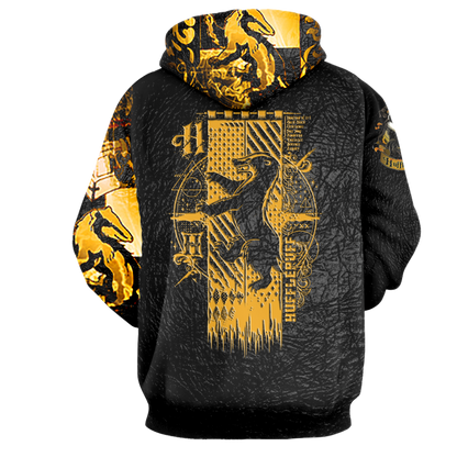 The Hufflepuff Badger Harry Potter 3D Hoodie