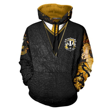 The Hufflepuff Badger Harry Potter 3D Hoodie