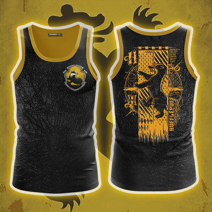 The Slytherin Snake (Harry Potter) 3D Tank Top Hufflepuff