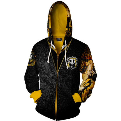 Hufflepuff House Harry Potter Zip Up Hoodie