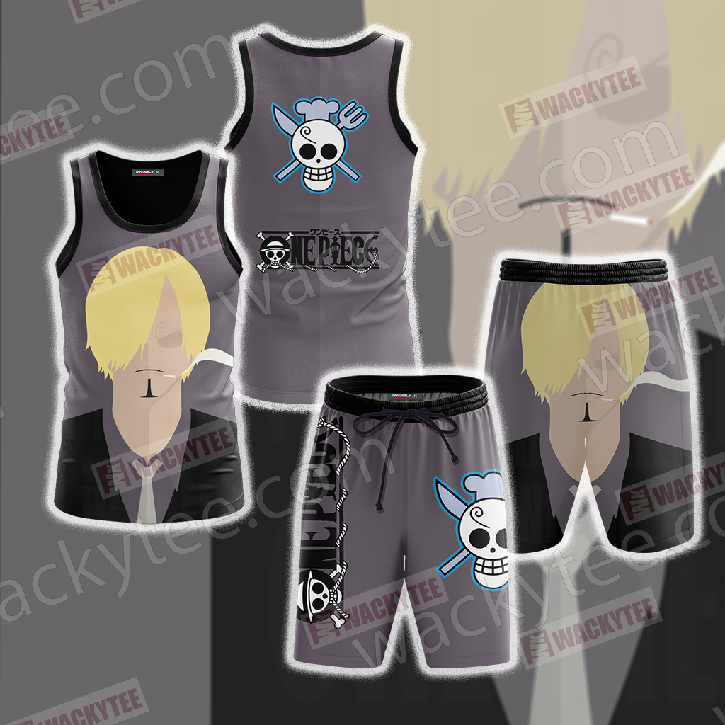 One Piece Vinsmoke Sanji Minimalist Beach Shorts