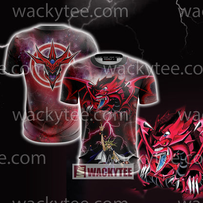 Yu Gi Oh! Yami Yugi And Slifer The Sky Dragon 3D T-shirt T-shirt