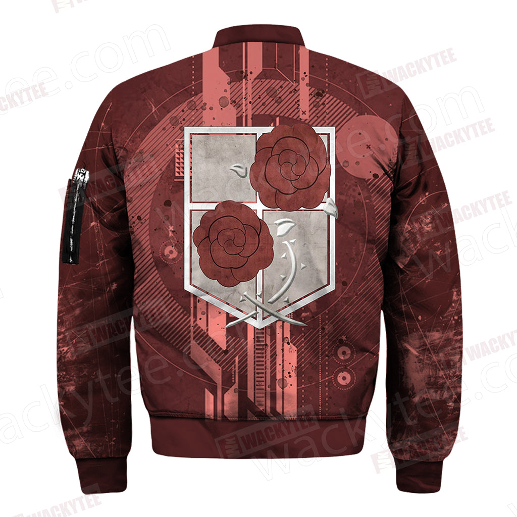 Attack on Titan Emblems - Stationary Guard Bomber Jacket