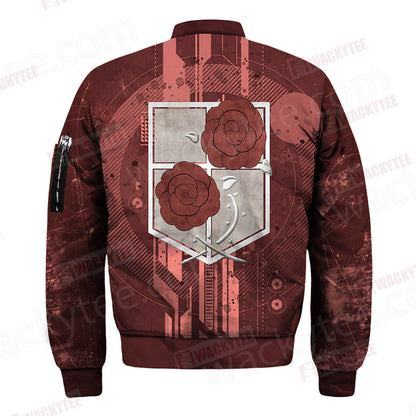 Attack on Titan Emblems - Stationary Guard Bomber Jacket