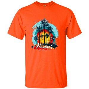 Summer T-shirt Hawaiian Islands Aloha T-Shirt