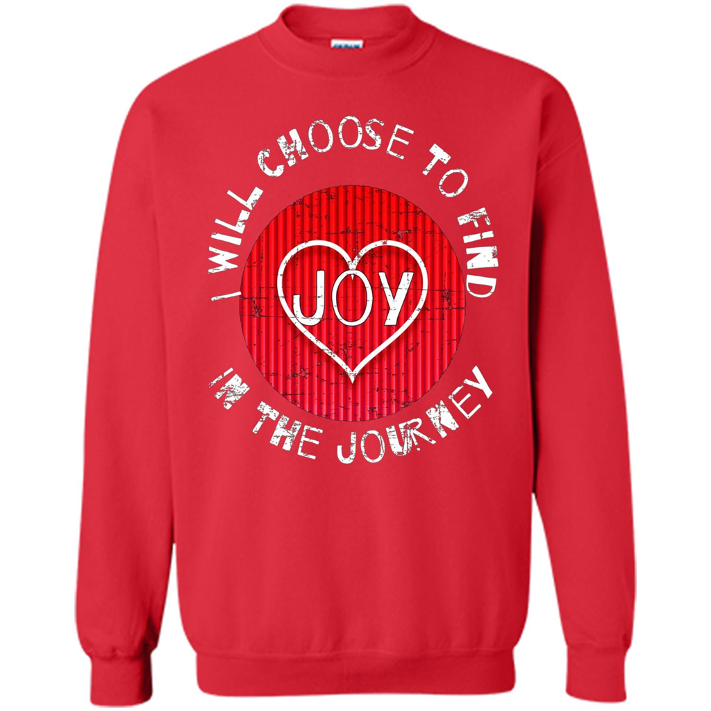 Christian T-shirt I Choose To Find Joy In My Journey Red