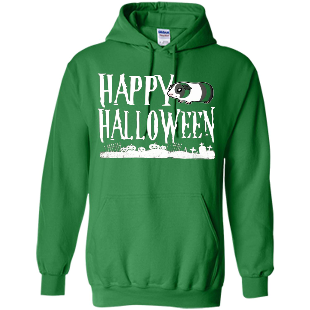 Happy Halloween Guinea Pig T-shirt Irish Green