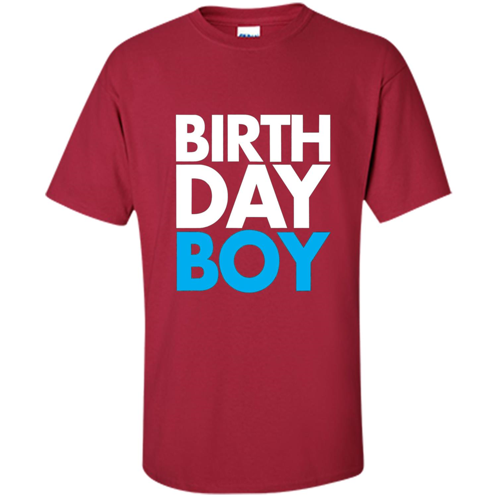 Birth Day Boy T-shirt Cardinal