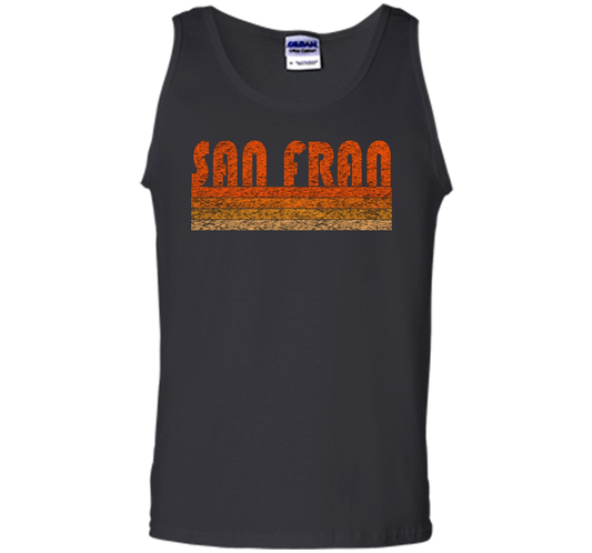 Vintage Retro San Francisco T-Shirt cool shirt Black