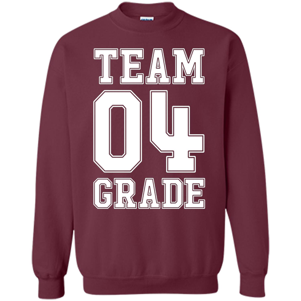 Team Fourth Grade T-shirt Team 4th Grade Back To School T-Shirt Maroon