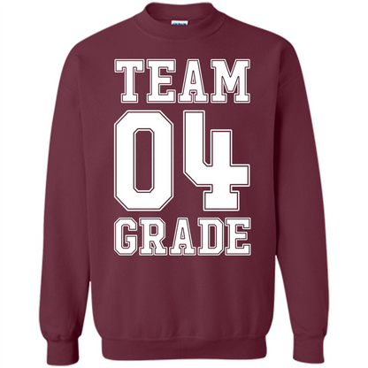 Team Fourth Grade T-shirt Team 4th Grade Back To School T-Shirt Maroon