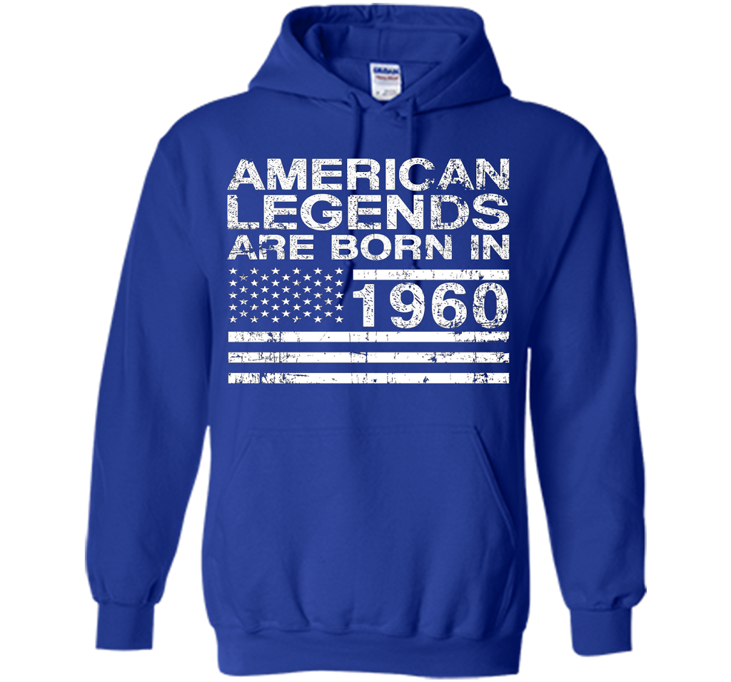 American Legends Are Born in 1960 57th Birthday Gift Tshirts shirt Royal