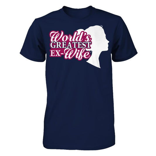 World's Greatest Ex-Wife Gildan - Short Sleeve Tee Navy