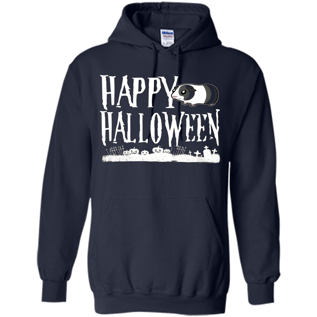 Happy Halloween Guinea Pig T-shirt Navy