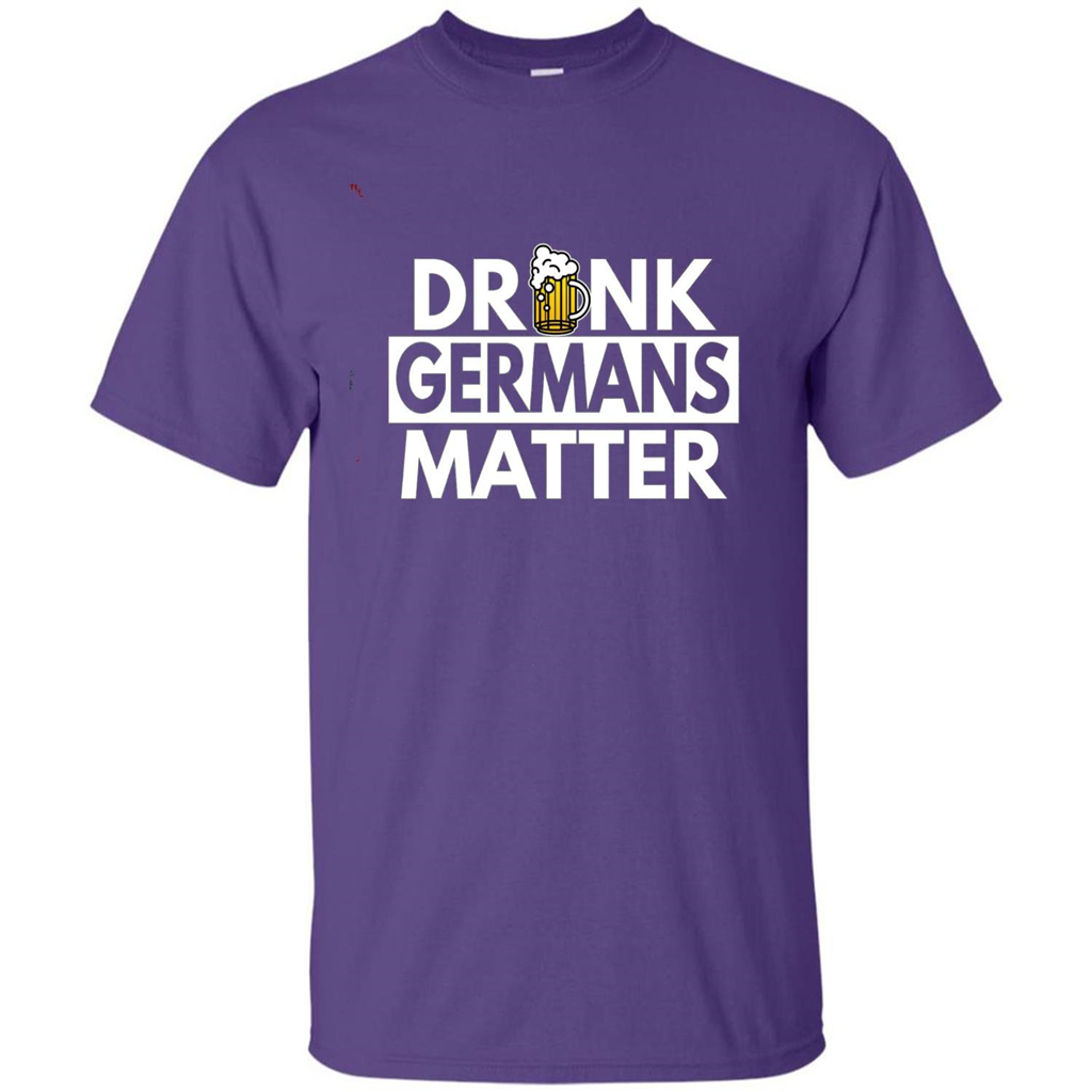 Oktoberfest T-shirt Drunk Germans Matter Purple
