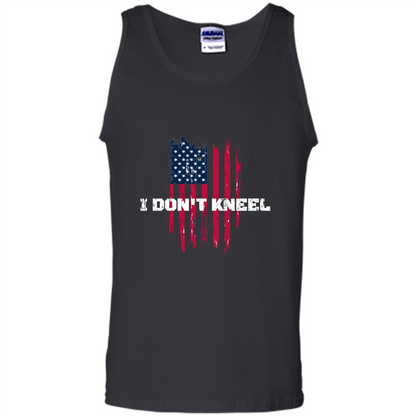 Military T-shirt I Don't Kneel T-shirt Black
