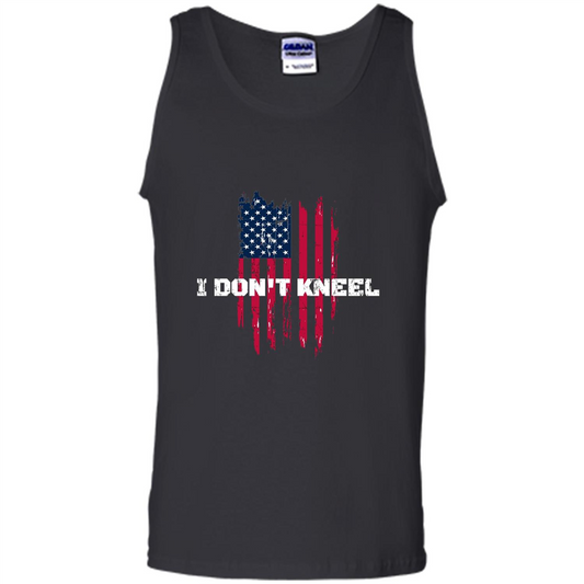 Military T-shirt I Don't Kneel T-shirt Black