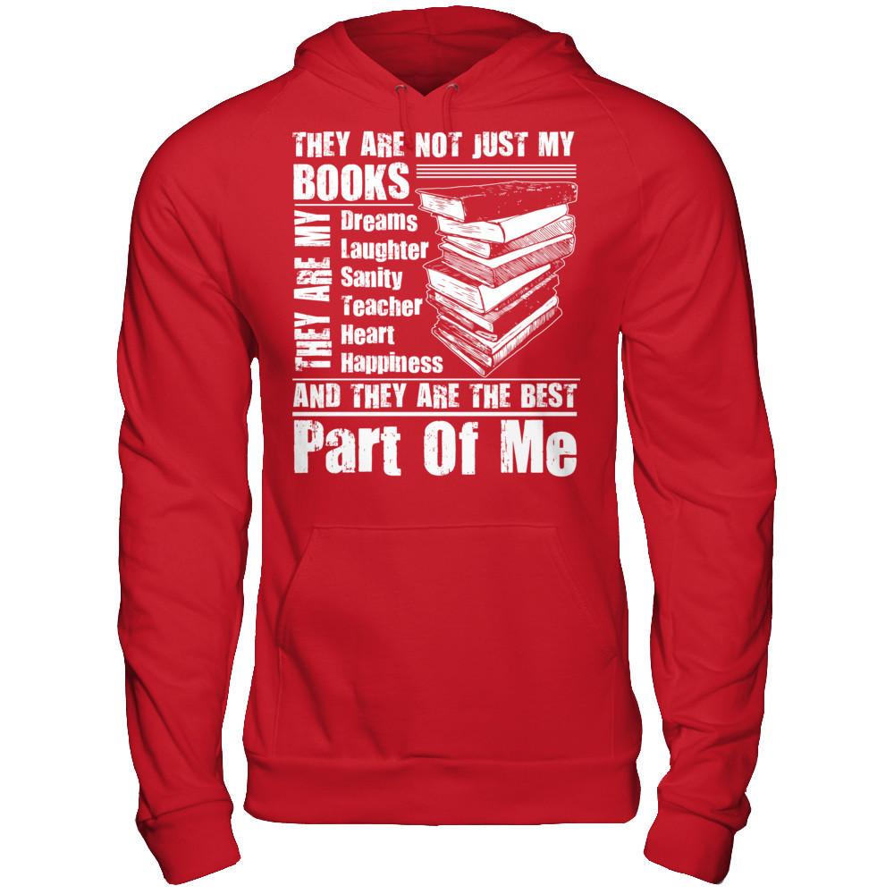 They Are Not Just My Books, They Are My Dreams Gildan - Pullover Hoodie Red