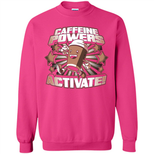 Coffee Lover T-shirt Caffeine Powers Activate