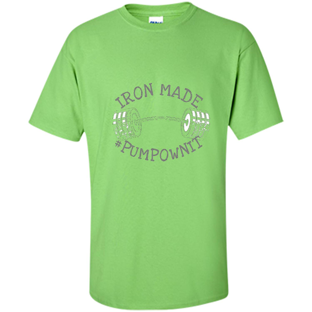 Iron Made Pumpownit Gym T-shirt Lime