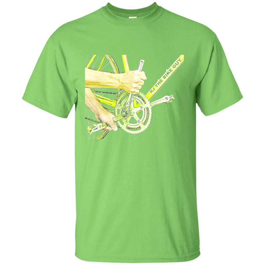 The Bike Guy T-shirt Love Bike T-shirt Lime