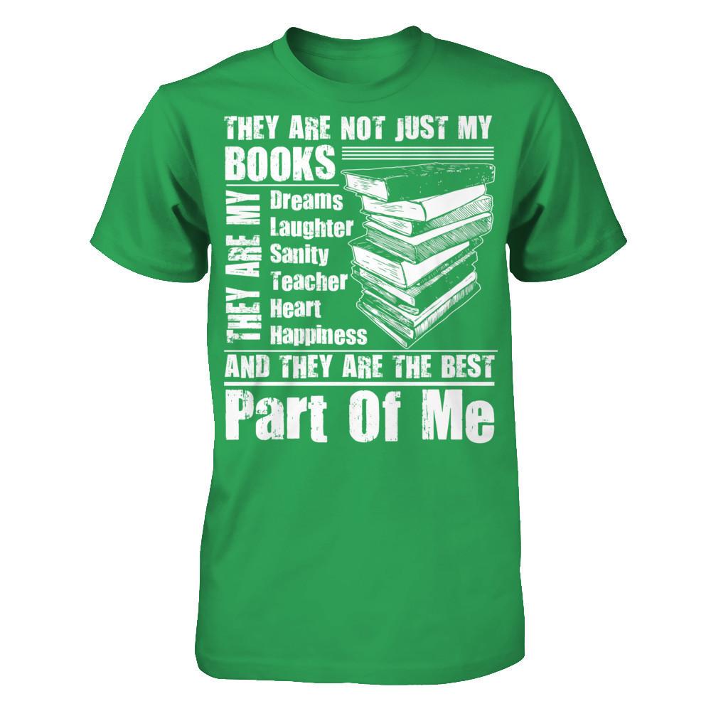 They Are Not Just My Books, They Are My Dreams Next Level - Unisex Fitted Tee Kelly Green