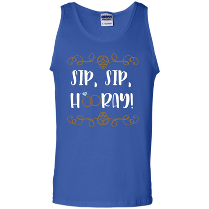 Sip Sip Hooray T-Shirt Funny Bachelorette Party Royal