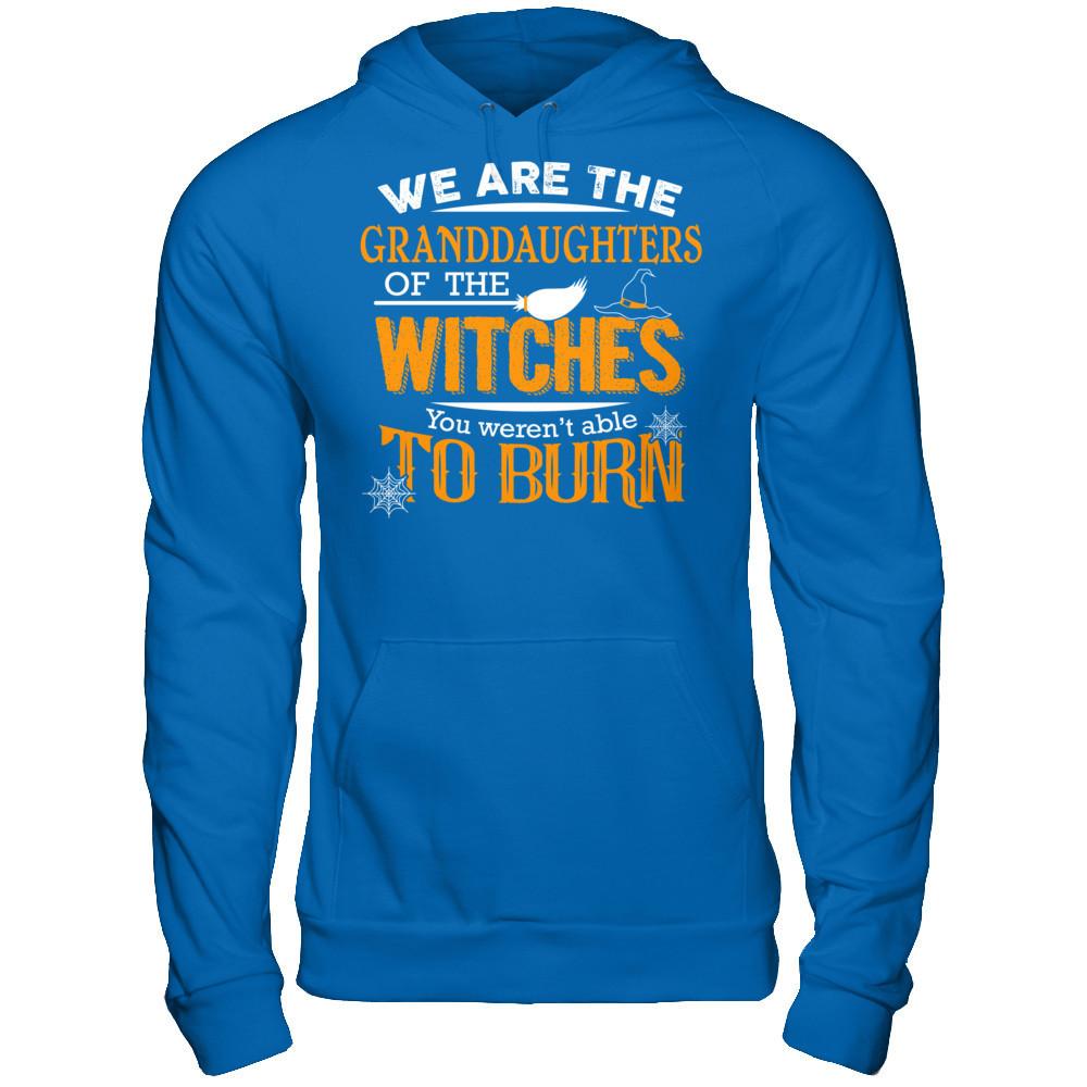 We Are The Granddaughters Of The Witches You Weren’t Able To Burn Gildan - Pullover Hoodie Royal