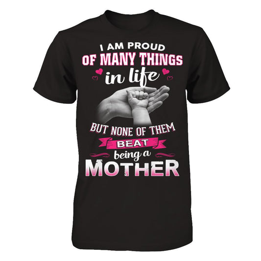 None of them beat being a Mother T-shirt Next Level - Unisex Fitted Tee Black