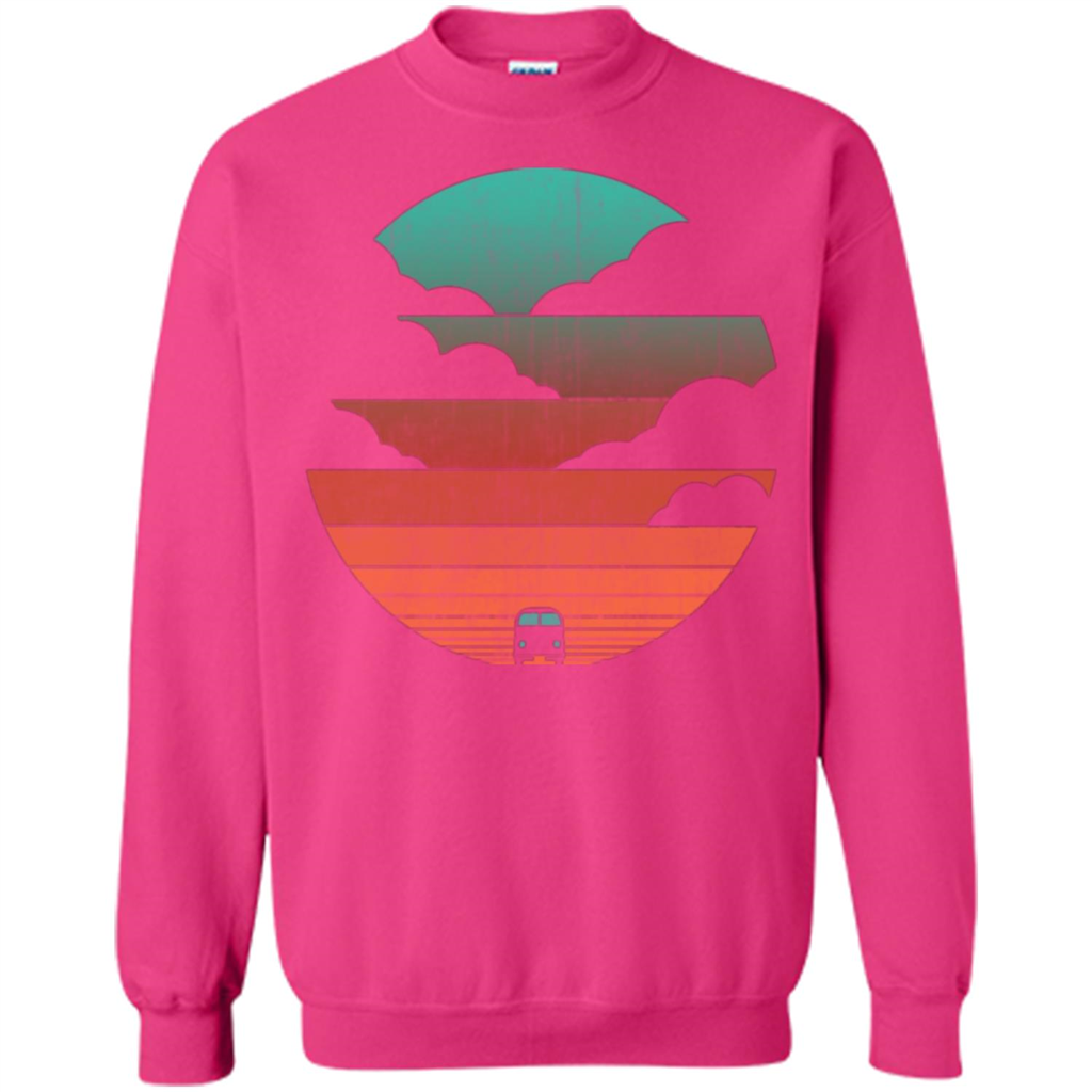 Driving Into The Sunset T-shirt Heliconia