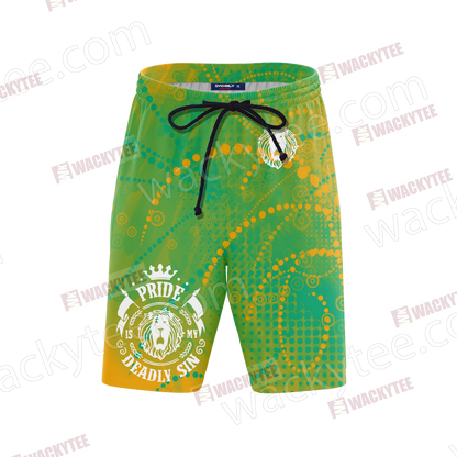 The Seven Deadly Sins - Pride 3D Beach Shorts