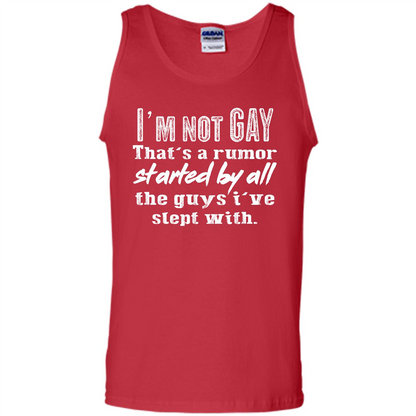 LGBTQ T-shirt I‰۪m Not Gay That‰۪s A Rumor Red