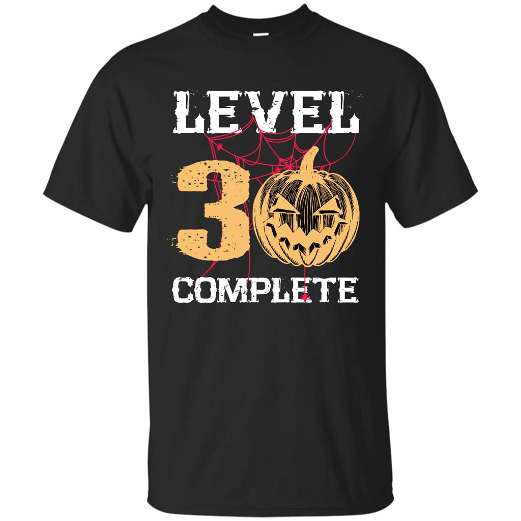 Halloween T-shirt Level 30 Complete Black