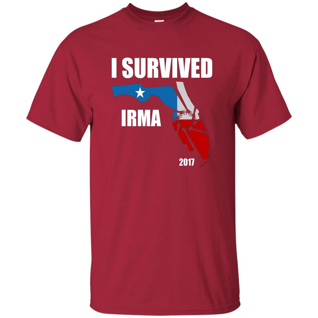I Survived Hurricane Irma 2017 T-shirt Cardinal
