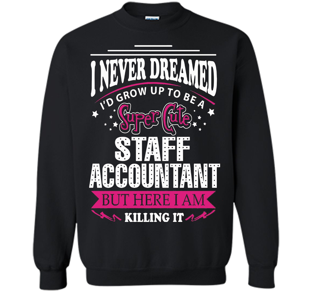 Staff Accountant T-Shirt cool shirt Black