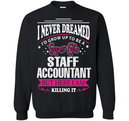 Staff Accountant T-Shirt cool shirt Black