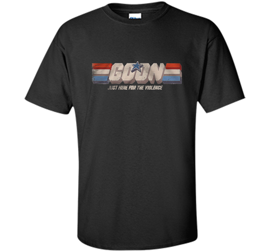 GOON JUST HERE FOR THE VIOLENCE T-shirt Black S