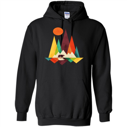 Mountain Bear T-shirt Black