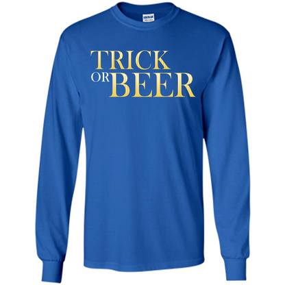 Beer T-shirt Trick Or Beer T-shirt Royal