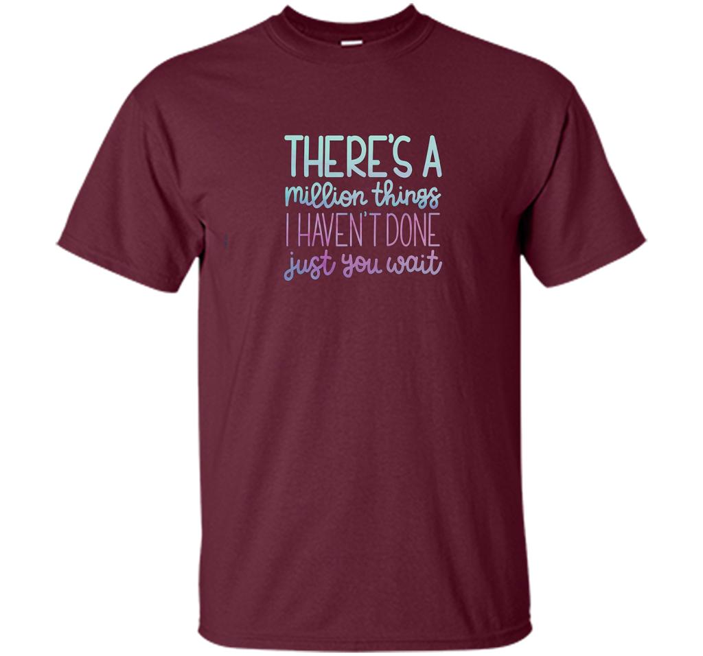 Just You Wait ~ Hamilton Tee ~ T-Shirt shirt Maroon