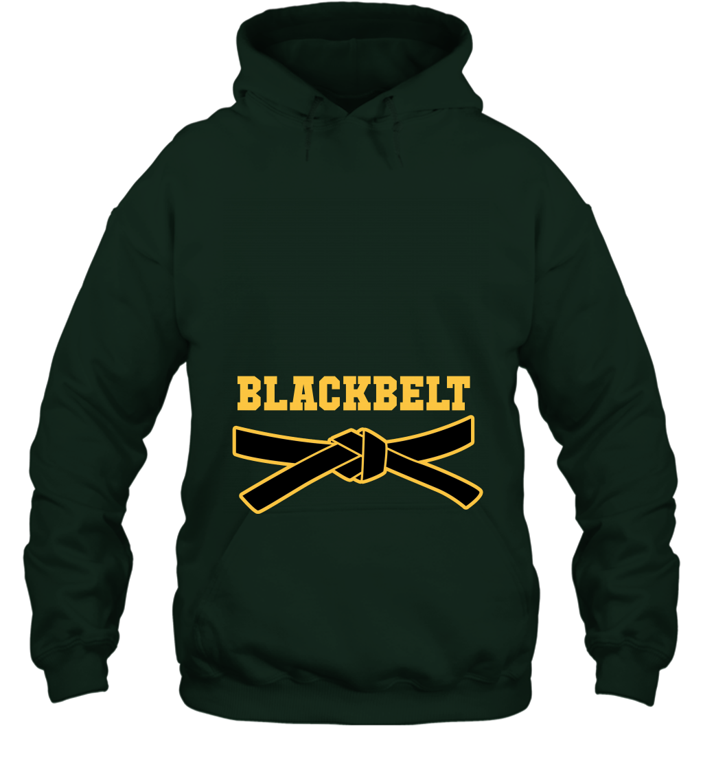 Black Belt Shirt Hoodie Hoodie Forest