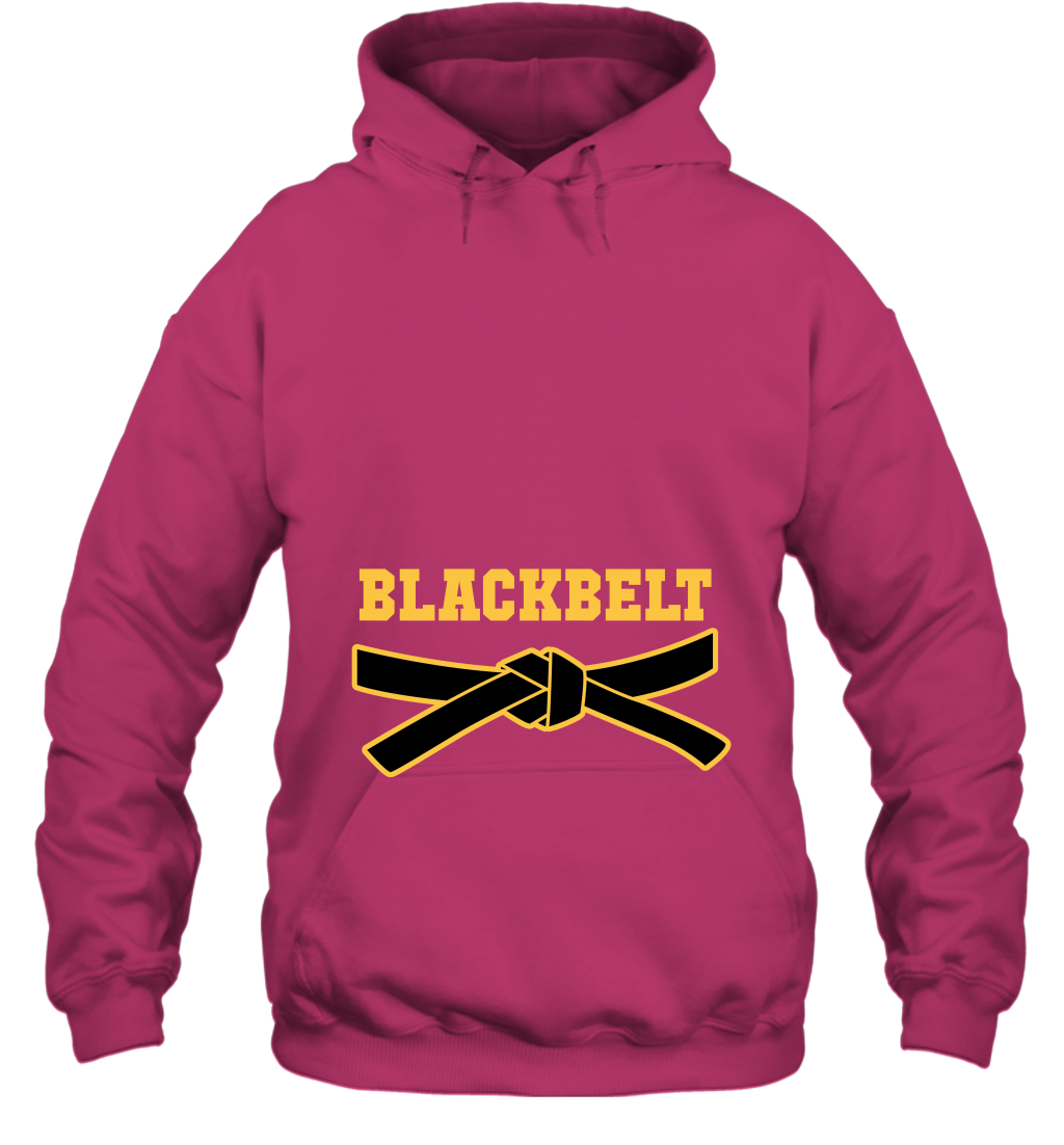 Black Belt Shirt Hoodie Hoodie Heliconia