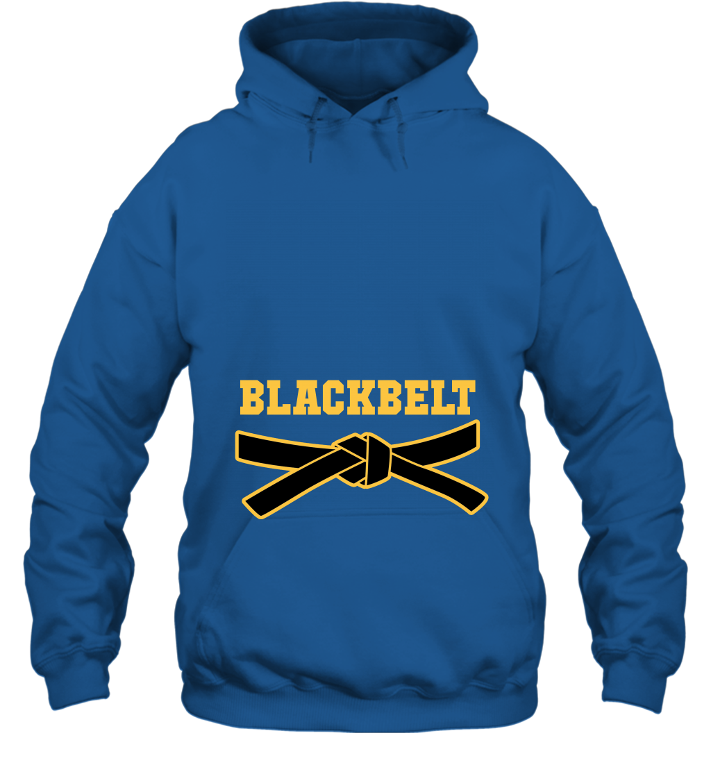 Black Belt Shirt Hoodie Hoodie Royal