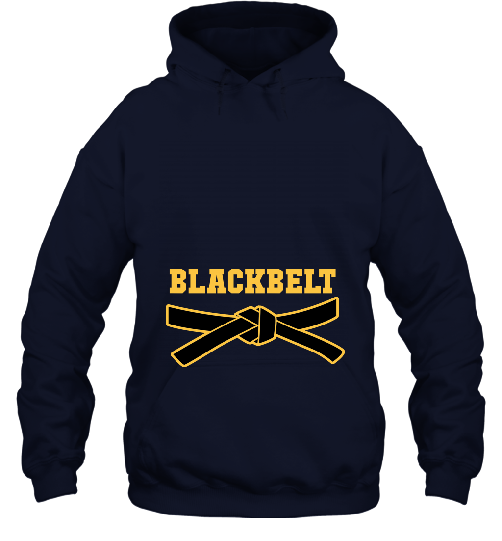Black Belt Shirt Hoodie Hoodie Navy