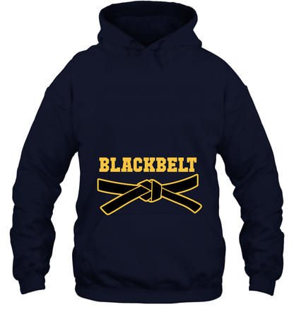 Black Belt Shirt Hoodie Hoodie Navy
