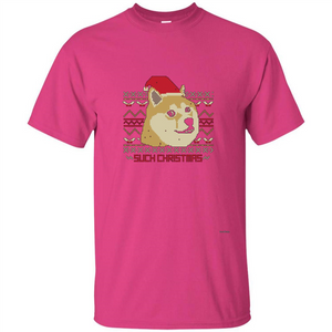 Funny Christmas Dog Lover T-shirt Such Christmas